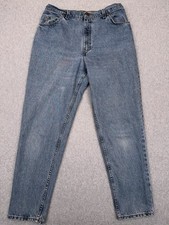 VTG 90s Levi's 951 Jeans Women's 14 Mom Relaxed Tapered Orange Tab Made in USA