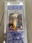 Joe Flacco Signed Super Bowl XLVII Ticket  Autograph MVP Auto