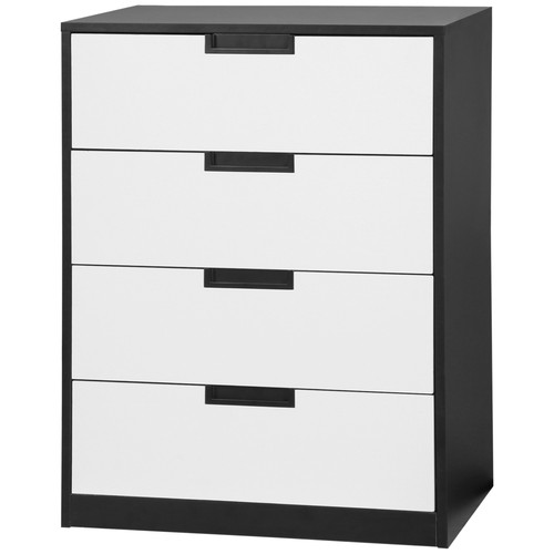 HOMCOM Chest of Drawers, 4 Drawer Storage Cabinet Unit Bedroom Living Room - Picture 11 of 11