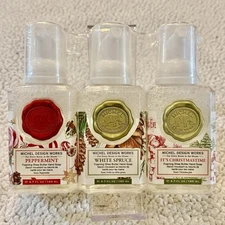 Michel Design Works Mini Foaming Shea Butter Hand Soap Set Of 3 NEW 4.7 Oz Each