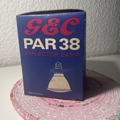 GENERAL ELECTRIC E27 75W HALOGEN PAR38 SPOTLIGHT Pressglaskolbenlampe 240/250V