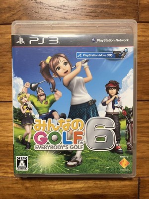 PS3 Everybody's GOLF 6 Sony PlayStation 3 mit Hülle Japan Import
