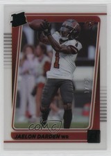 2021 Panini Clearly Donruss Rated Rookie Green /25 Jaelon Darden #88 1cz3