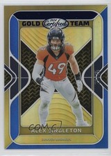 2024 Certified Gold Team Blue Mirror /75 Alex Singleton #GT-ASN lz7