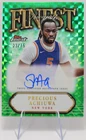 2024-25 Topps Finest Precious Achiuwa Finest Autographs Green Geometric #'d /75