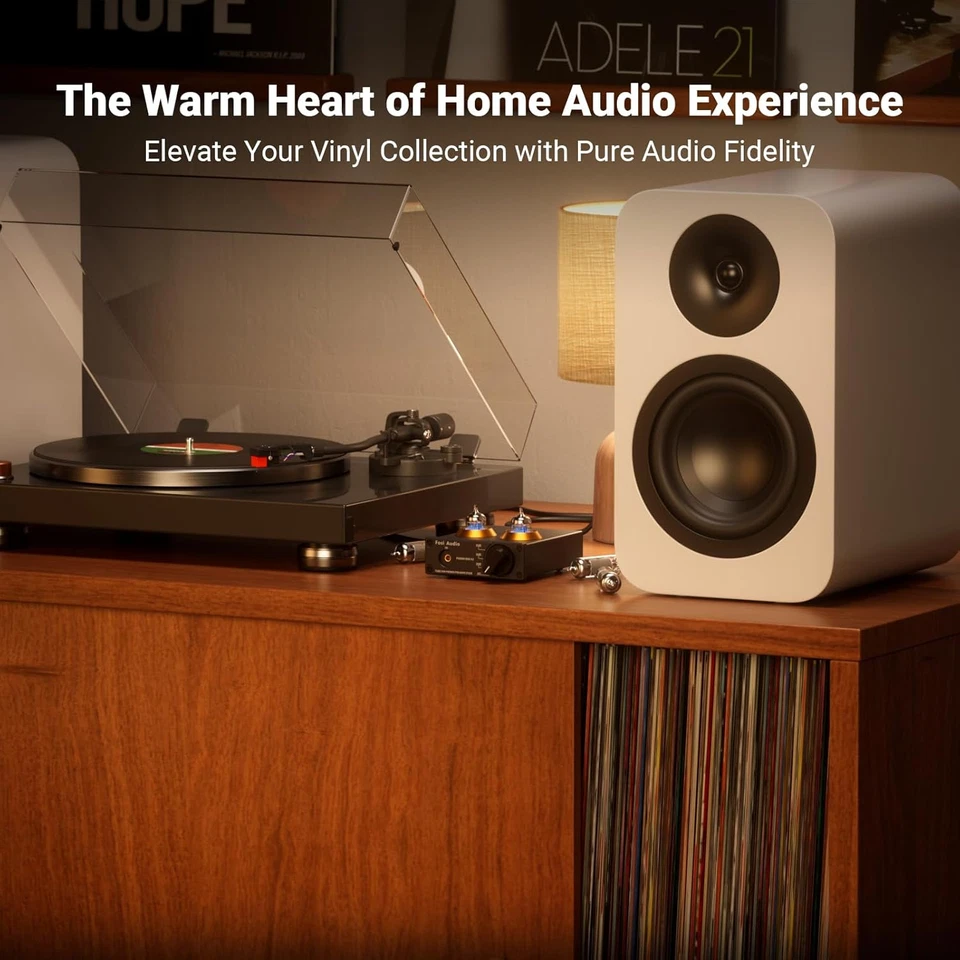 Box X2 Phono Preamp, Mini Stereo Audio Hi-Fi Preamplifier with Gain Gear, Pre-Am - Image 2 of 4