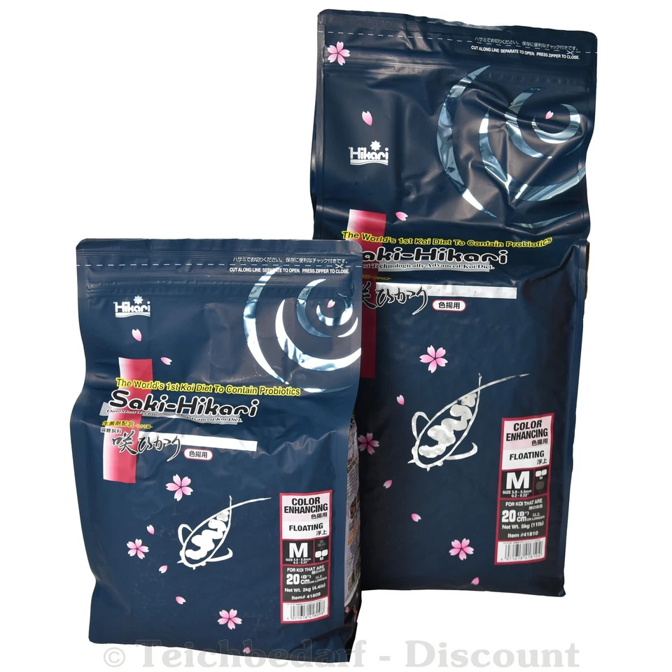 SAKI HIKARI® COLOR ENHANCING - Farbfutter Wachstumsfutter Koifutter L (Large) 5