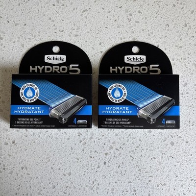Schick Hydro 5 Hydrate Refill Razor Blade Cartridge - 2 pks 8CT Total