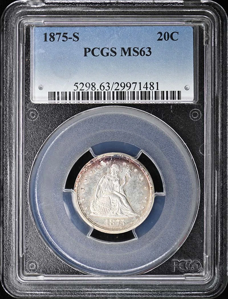 カイ　取り置き品 Uncirculated 1875 Year US Twenty Cent Pieces for sale | eBay
