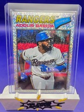 2026 Topps Heritage Adolis Garcia Chrome Silver Sparkle