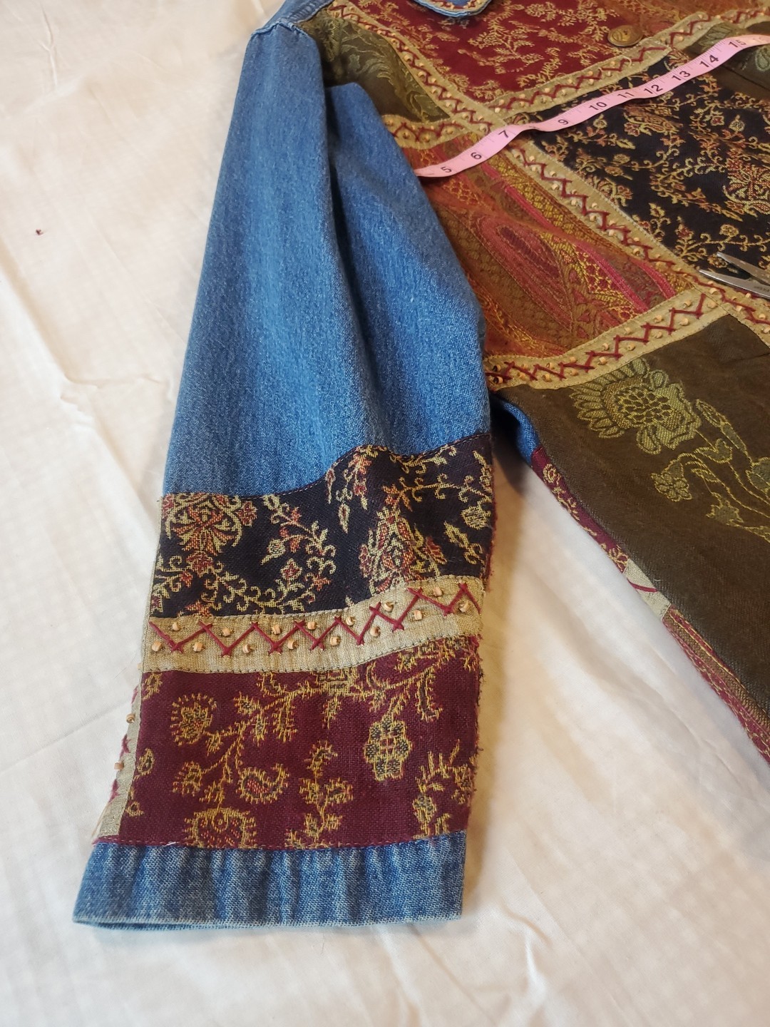 Units Women’s Denim Jacket Fall Patchwork Embroid… - image 6