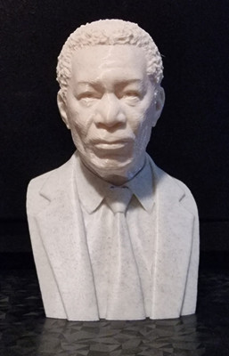 Morgan Freeman Büste 135mm Flieger Schauspieler Produzent Erzähler Film Kunststoff Statuette