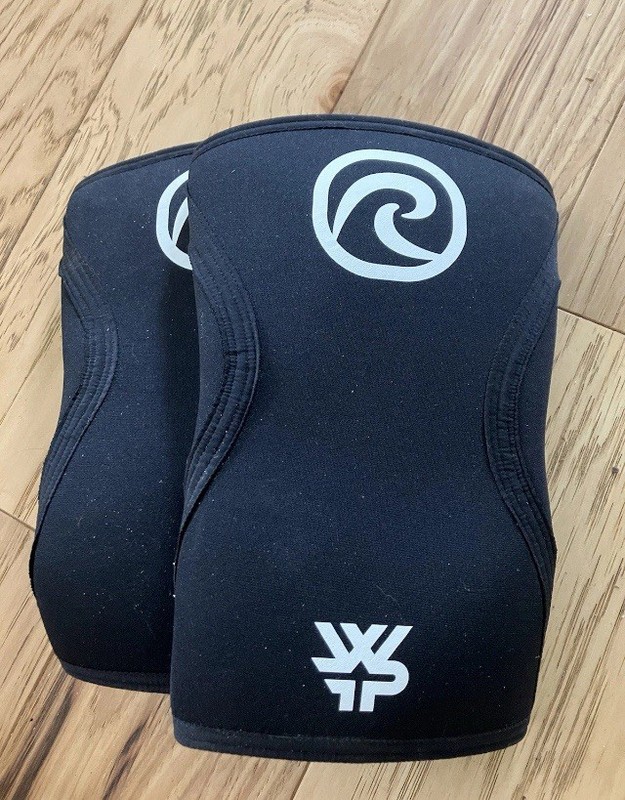 Rehband 5mm Neoprene Knee Support Sleeves Black Medium