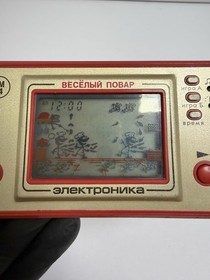 RARE VINTAGE SOVIET  MERRY COOK USSR  CHEF CATCH ELEKTRONIKA GAME & WATCH #4