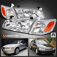 Fits 2000-2001 Toyota Camry Clear Headlights Headlampscorner Lights Leftright Fits 2000-2001 Toyota Camry Clear Headlights Headlampscorner Lights Leftright