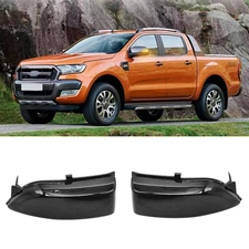 For 2019-2023 Ford Ranger Lariat LED Turn Signal Side Mirror Lights Smoked Lens