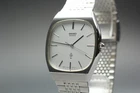 [Near MINT] Vintage Seiko Chariot 7830-5020 32mm Silver Tank Quartz Men`s Watch