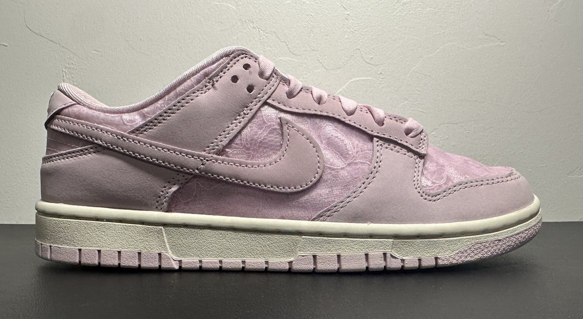 Nike Dunk Low Floral Regal Pink/Pink Foam HJ5870-600 Women's Size
