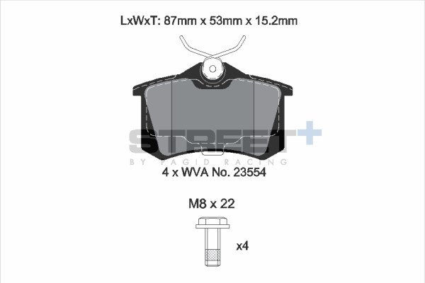 BremsbeläGe Audi A6 C5 (4B2, 4B4) 3.0 Quattro Baujahr 08/01-01/05 Kw 162 PS 220-image