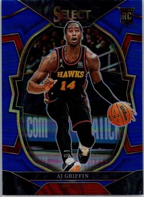 2022-23 Panini Select #88 AJ Griffin Blue Prizms