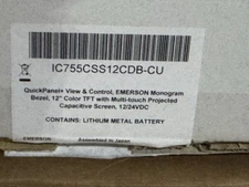 New In The Box Emerson Quick Panel IC755CSS12CDB-CU