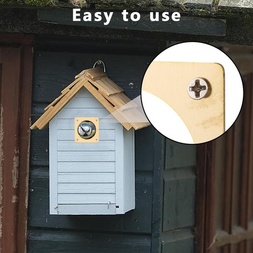 24 Pcs Metal Bird House Hole Guard Portal Bird House Hole Protector for Eastern - Picture 5 of 7