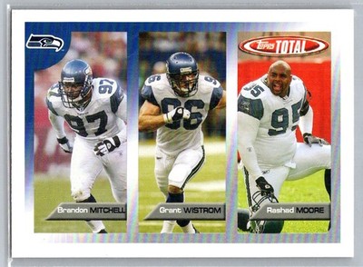 Mitchell / Grant Wistrom / Rashad Moore 2005 Topps Total Seattle Seahawks 412
