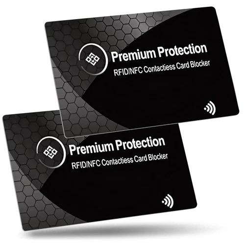 KF-Premium RFID/NFC Anti-Theft Blocking Fraud Protective Cards  Wallets x2