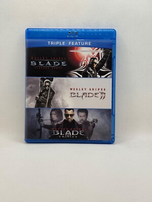 Blade / Blade II / Blade: Trinity (Blu-ray, 2004) Trilogy Triple Feature