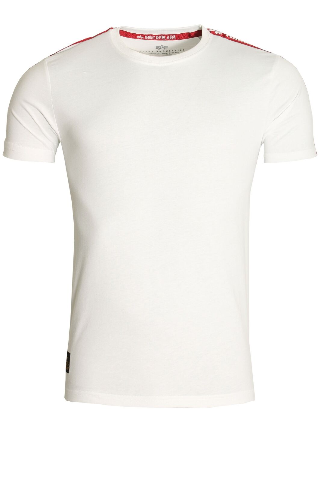 Mens T-Shirt ALPHA INDUSTRIES RBF Taped t-shirt White | eBay