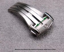 Original Omega 18mm Stainless Steel Deployment Watch Clasp Buckle #94521893