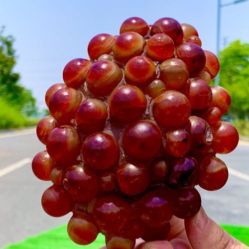 1.68LB Natural Gobi Agate Eye Agate grape shape Crystal Madagascar mineral - Picture 7 of 23