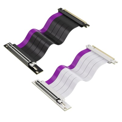 Enhances PCIe4.0 x16 Risers Cable for Stable GPU Performances PCIe4.0 Extender