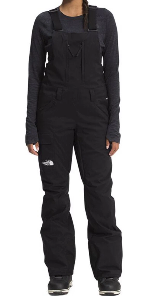 The North Face Women’s Freedom Insulated Bib Ski Snow Pants In Black Sz XL NWT