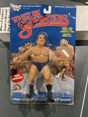 Vintage WWF LJN TITAN ~ BRUNO SAMMARTINO ~ WWE MOC...