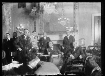 Photo:Group; William Borah, center