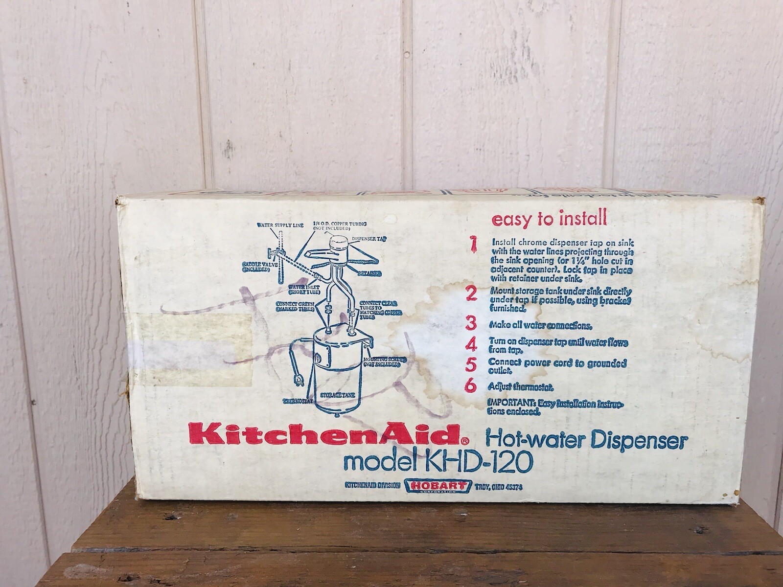VTG KitchenAid Instant Hot Water Dispenser Easy Mount Model KHD 120 NEW