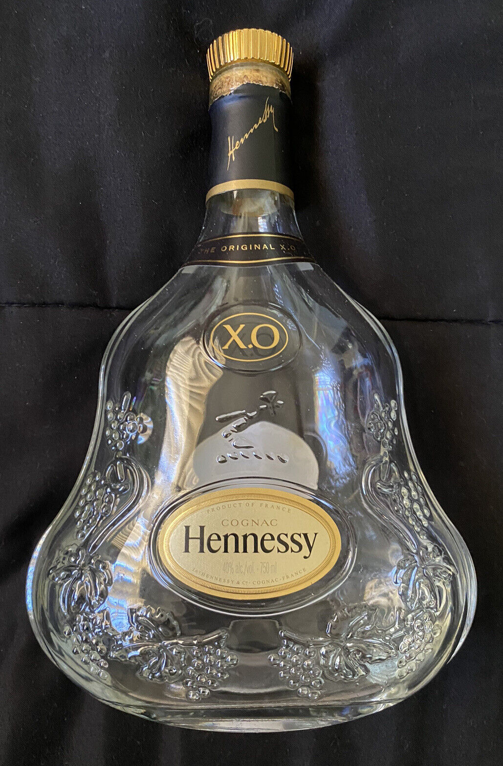 Hennessy XO Cognac 750ml Empty Collectible Bottle W/ Box | eBay