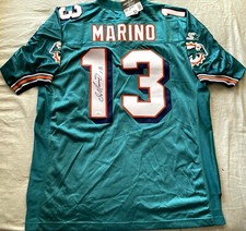 Dan Marino signed Dolphins 1997 1998 authentic NFL Starter game model jersey JSA