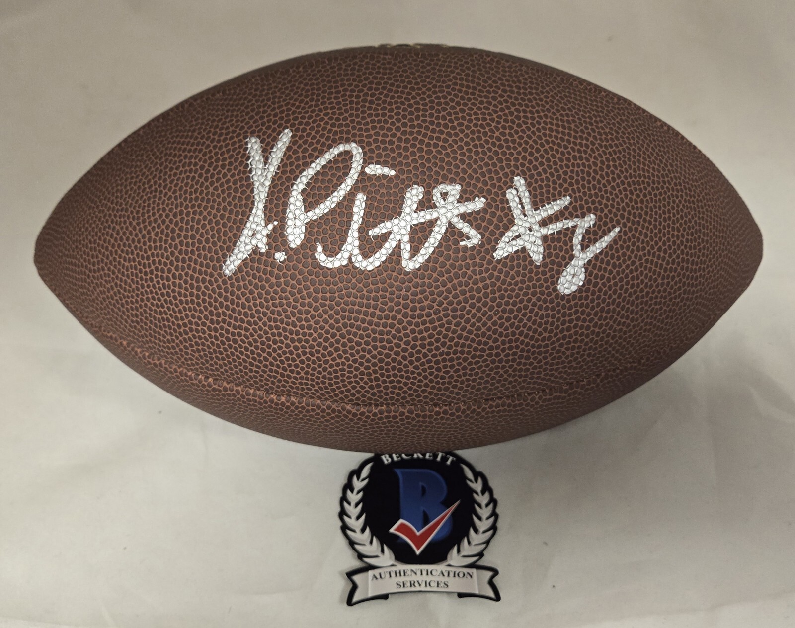 Kyle Pitts Autographed Signed Atlanta Falcons Replica Football Beckett Auto Florida Gators 