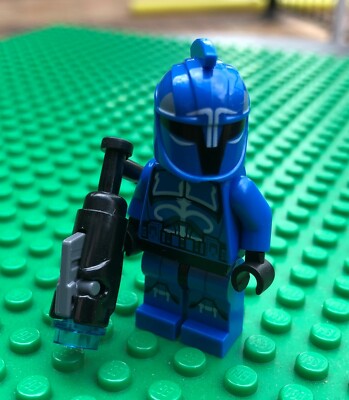 Lego Star Clone Wars SENATE COMMANDO CAPTAIN MINIFIGURE Rapid Shooter 75088 NEW