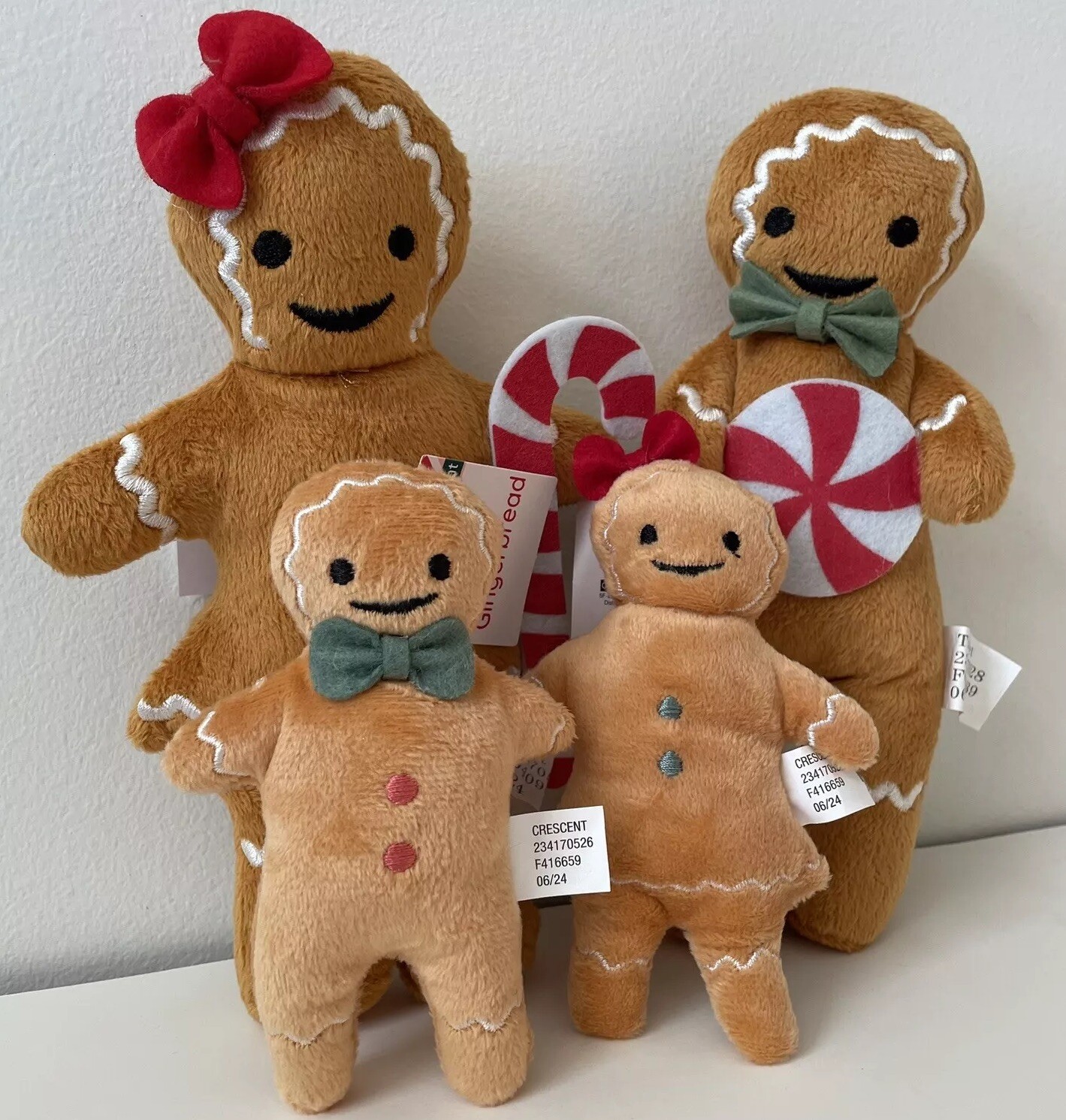 Plush Gingerbread Man, Woman, Boy, Girl, Family - Target Bullseye Christmas 2024