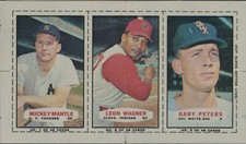 1967 Bazooka Panel #7-9 Acetate Proof Set of 4. Mantle, L.Wagner, G. Peters