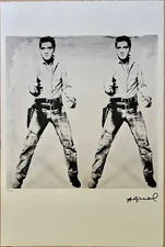 Andy Warhol (After) "Double Elvis Presley" Limited Edition Off set Lithograph