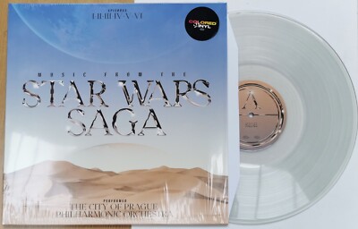 Music From The STAR WARS SAGA LP CLEAR VINYL City of Prague Philharmonic Orch.