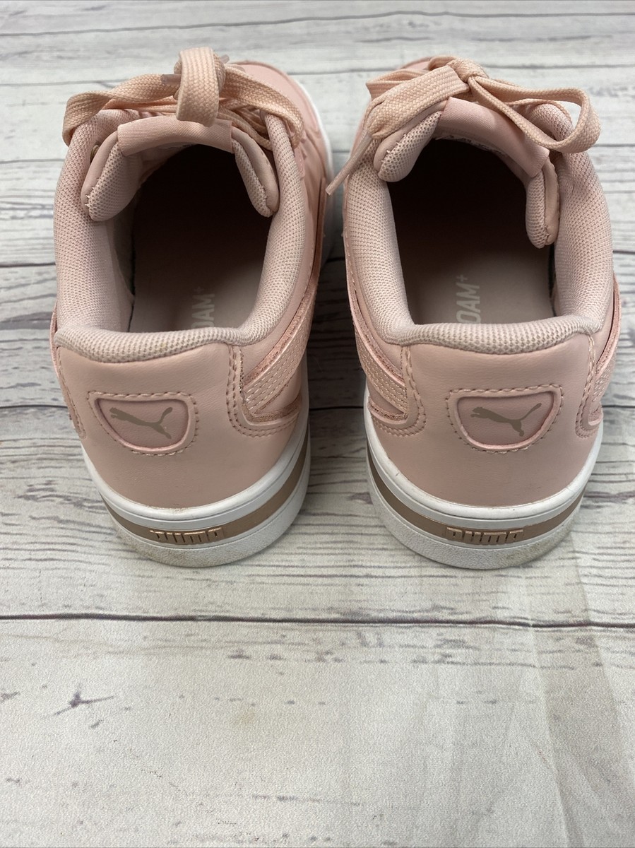 Puma 374797-02 Skye Metallic Peachskin Pink White Women