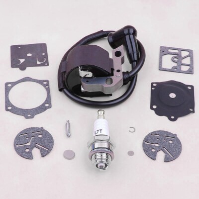 Ignition Coil & Spark Plug Kit For Stihl 015, 015AV, 015L Chainsaw - Haishine Replacement