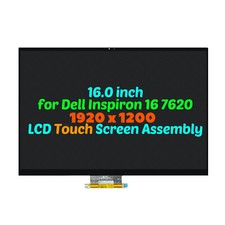 for Dell Inspiron 16 7620 P119F001 1920x1200 LCD Touchscreen Display Assembly