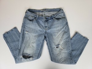 Old Navy Jeans para Mujer Talla 8 Skinny novio ligera de lavado tela  vaquera envejecida Azul | eBay