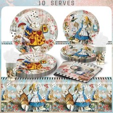 Alice in Wonderland Paty Supplies Party Decoration Tableware for Guests Plates
